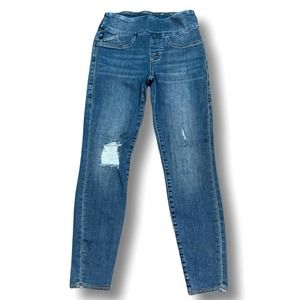 Rock & Republic Blue Ankle Pull-on Jeans